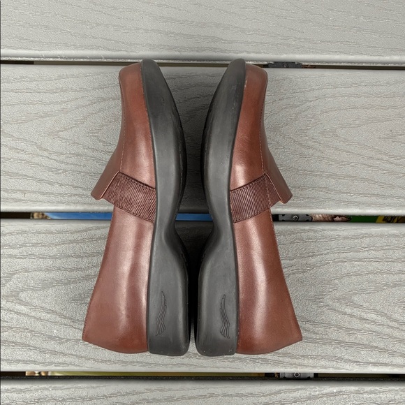 Dansko Dorie Leather Comfort Loafer Slip On Brown Size EU 37 US 6.5-7 - Picture 4 of 13